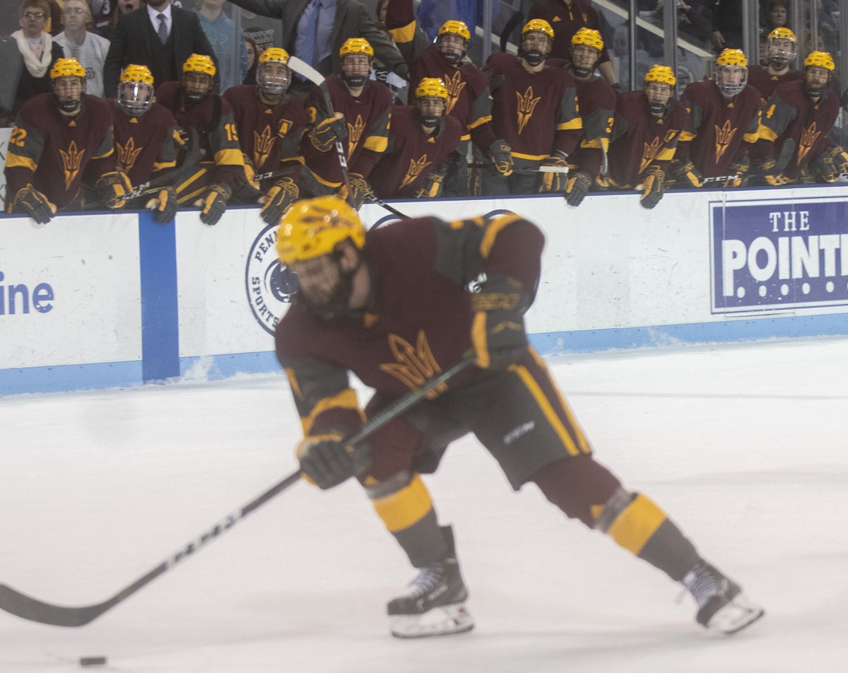 Some may call this a <a href="/missed_photo/">So, you want to be a sports photographer?</a> . I'm just gonna look at all the expressions on the <a href="/SunDevilHockey/">Sun Devil Hockey</a> bench