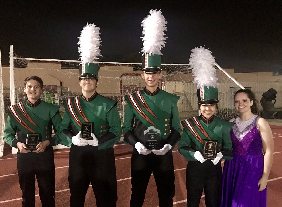 cvhsbands's tweet image. Go Coyote Pride!!! First place in 3A tonight and captions in Music, General Effect and Percussion. Solid win and well deserved! One more week until Champs....
@CVHSYotes