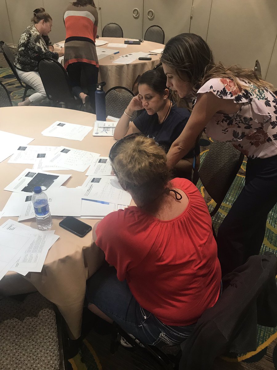 Spreading the love of Ss mathematical thinking at the CMC #CGILearning with <a href="/Stephaniesullins/">Stephanie sullins</a> Let what your Ss know guide your next steps #responsiveteaching #DMUSD