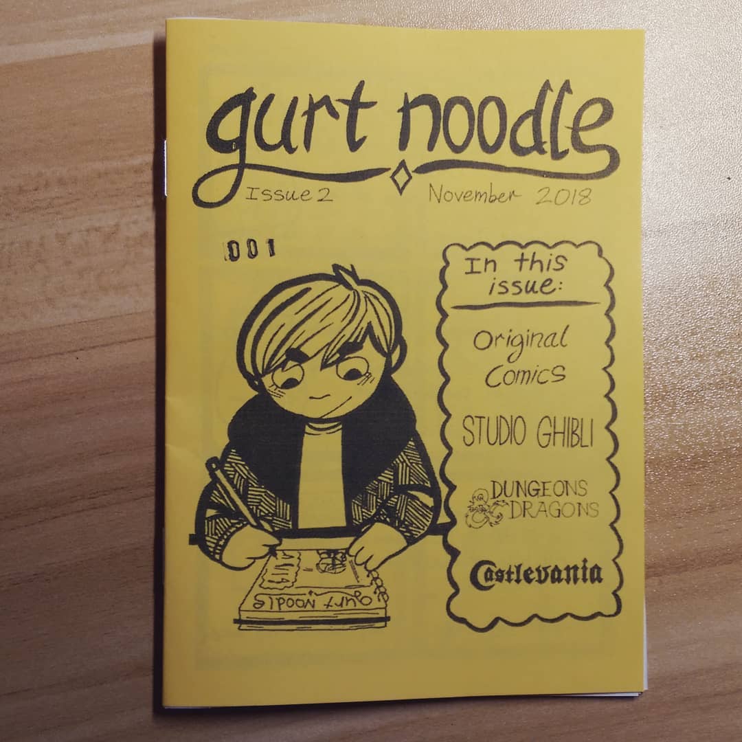Gurt Noodle #2 is printed, stapled and ready to go! I'll have copies with me today at the Give Up Your Day Job DIY/Indie Art Fair, so come and get a copy for cash or zine swaps! 12-5pm at The Junction on Mutley Plain. #plymouth #zine #zines #diyculture #plymouthart #indieartist