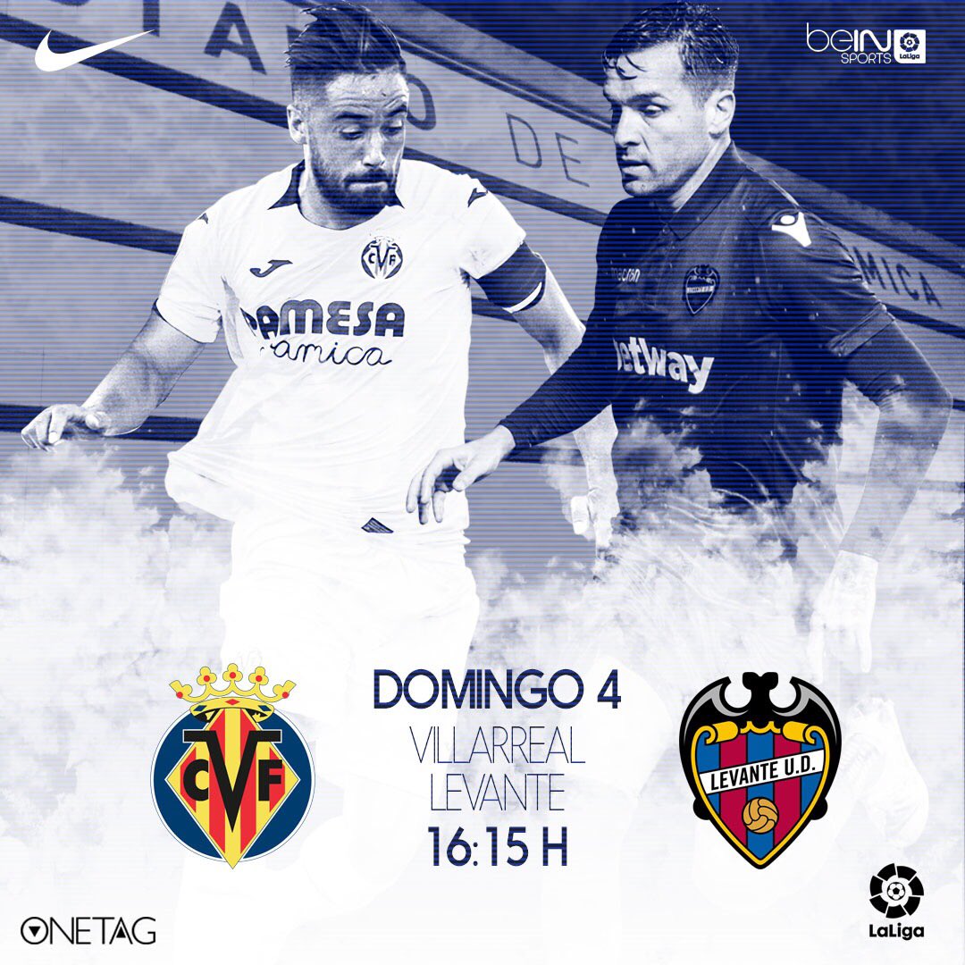 Hoy es día de #derbi en el Estadio de la Cerámica entre <a href="/VillarrealCF/">Villarreal CF</a> y <a href="/LevanteUD/">Levante UD</a>. Ganas de ver a <a href="/jaumecosta11/">Jaume Costa</a> y <a href="/togarcia89/">Toño García</a> en acción. ⚽️💛🐸
