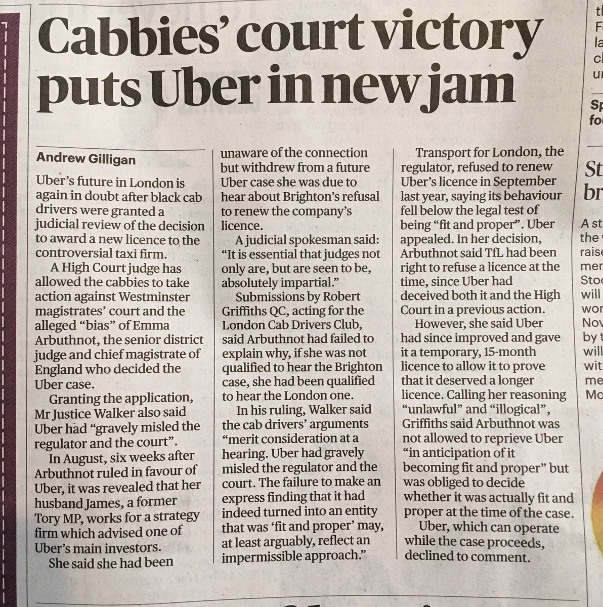 Mattblacktaxi's tweet photo. It’s quite hard to believe how this has got this far, we’ve seen the #chumocracy scandal, the #uberhack coverup, we’ve seen 1000’s of #ubercrash and the reported #uberrapes, we’ve seen gun running, drug dealing, not forgetting the #uberterrorist attacks!
Where will it end? https://t.co/3fkp34Zi20