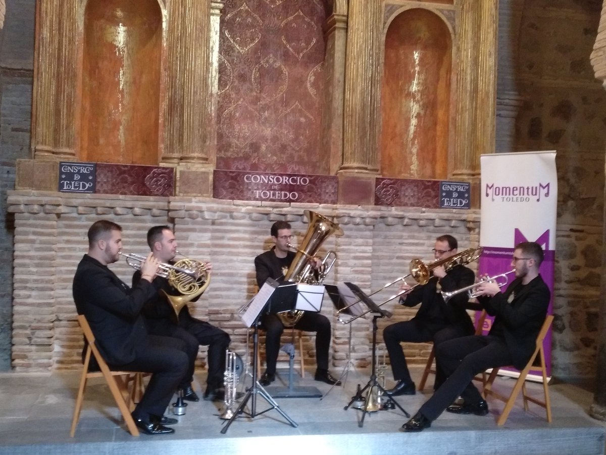 momentum_toledo's tweet photo. En escena @thinkingbrass #JMYP @ConsorcioToledo @toledocultura @toledoturismo https://t.co/UOTtxb6uhW