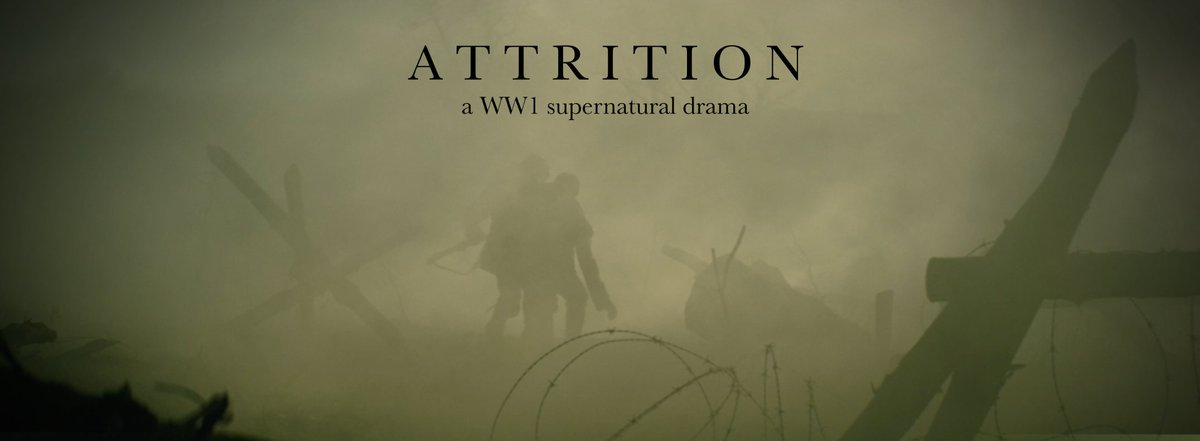 First image released from the film has become our new cover picture. Wonderful gas SFX by Perry Costello. 
#shortfilm #WW1 #WW1centenary #100years #womandirector #attritionfilm