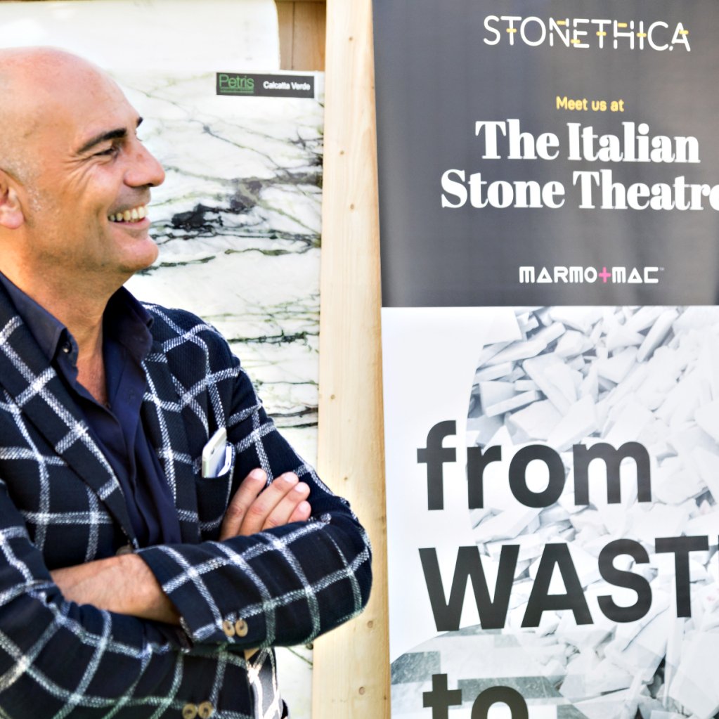 stonethica's tweet photo. #Stonethica produce stone materials, within a cycle or rather an environmentally sustainable production, that is to say a true example of #CircularEconomy, wich sees the transformation of processing marble waste into slabs and manufacture.

A. Franci #FromWasteToWOW https://t.co/5G8GLW8yUU