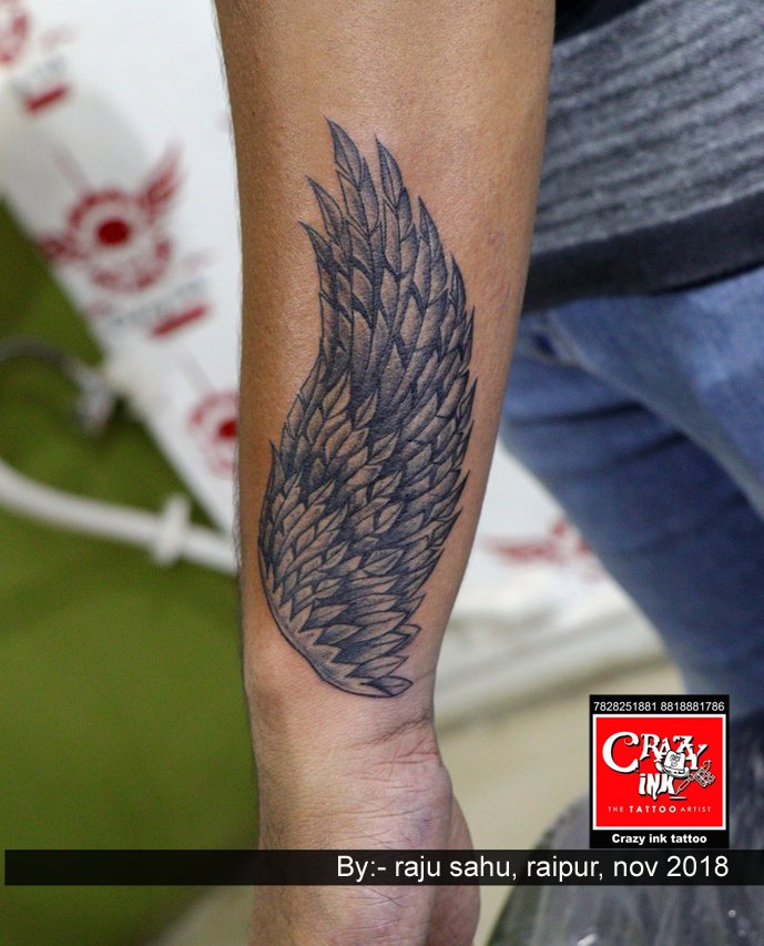 Small Eagle Tattoo with Open Wings  Tattoo Timelapse  YouTube