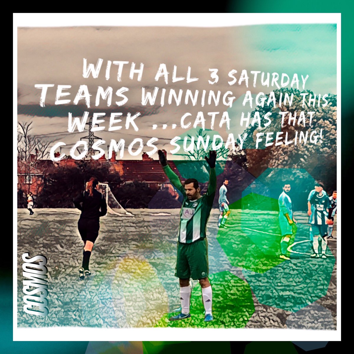 All 3 <a href="/theCosmosUK/">Cosmos UK FC</a> teams won again this weekend!   Good luck today for cosmos Sunday’s hopefully a clean sweep! #sundayfeelings #cosmos #bristol #win #unbeaten