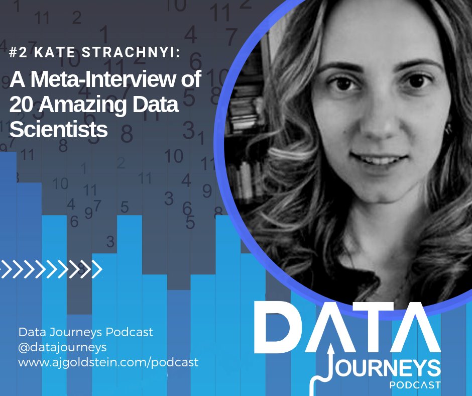 datajourneys's tweet photo. Kate Strachnyi discuss the most overrated and underrated aspects of doing Data Science https://t.co/PZwkuIOwLk
#datajourneys #podcast #kateStrachnyi #journeyToDataScientist #DataScience https://t.co/qBU8cCixo4