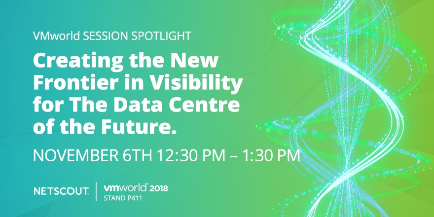 NETSCOUT's tweet photo. We simply see what others cannot see. Join our #VMworld session and learn all about our #SmartVisibility platform for continuous visibility in #SDDC and #MultiCloud architectures. https://t.co/olCu5cfWPF #SmartVisibility https://t.co/i5iJi5hyHg