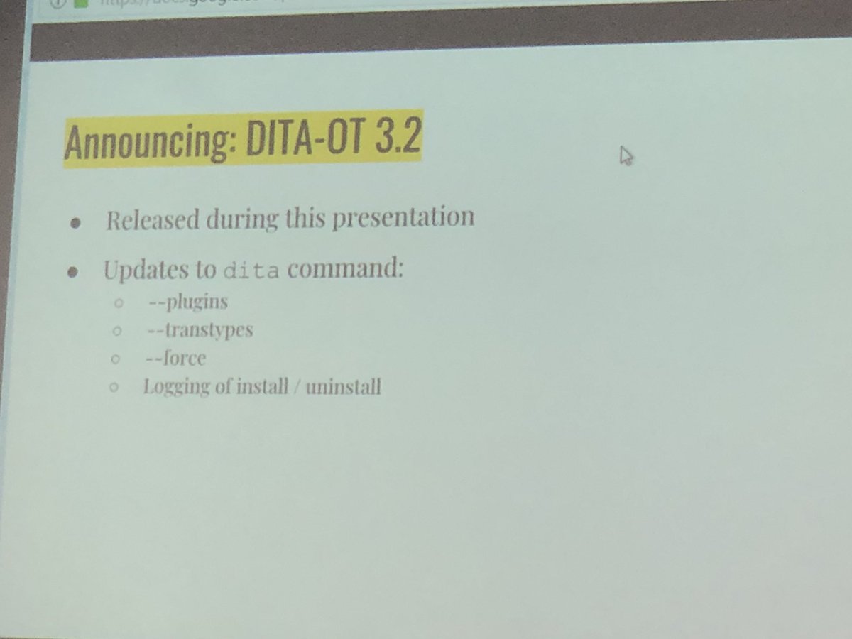 What‘s new in the OT3.2 released just now! #ditaotday #DITAXML #techdocs