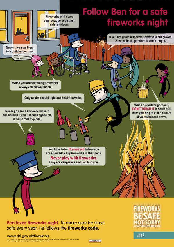 PCDKirkwood's tweet image. 🎆 🎇 | Follow Ben for a Safe Fireworks Night #FireworksCode