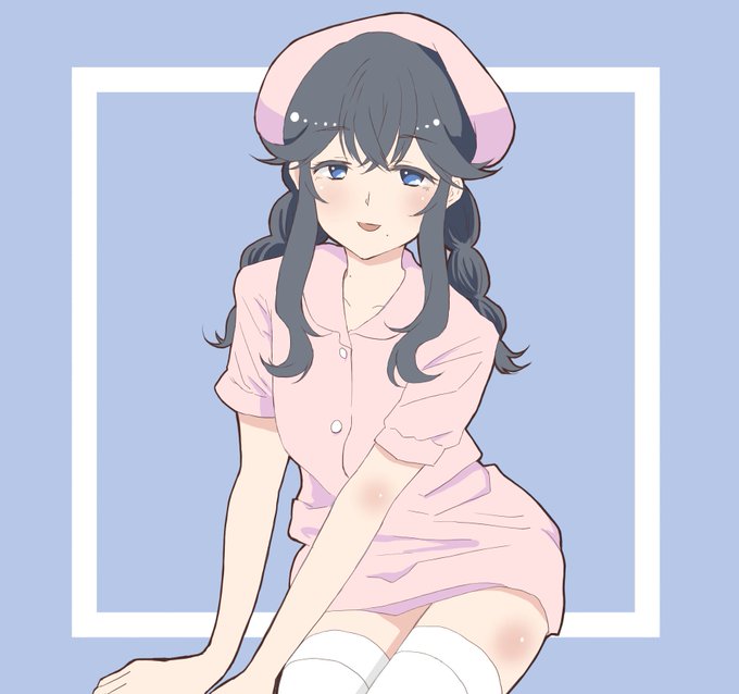 ナース服着せたかっただけです #出雲墨絵 