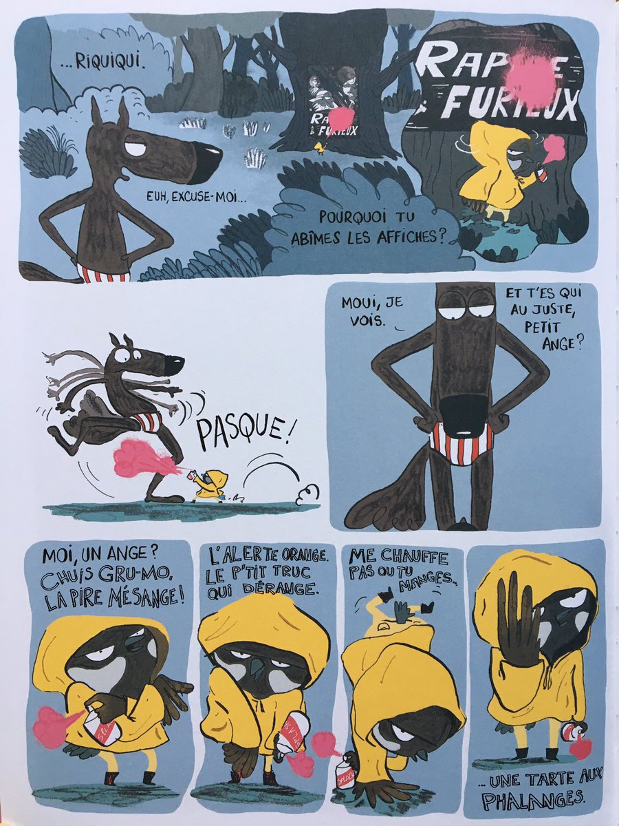 Triomphe au retour de vacances des enfants: « Le Loup en slip », de @willupano et Mayana Itoïz 