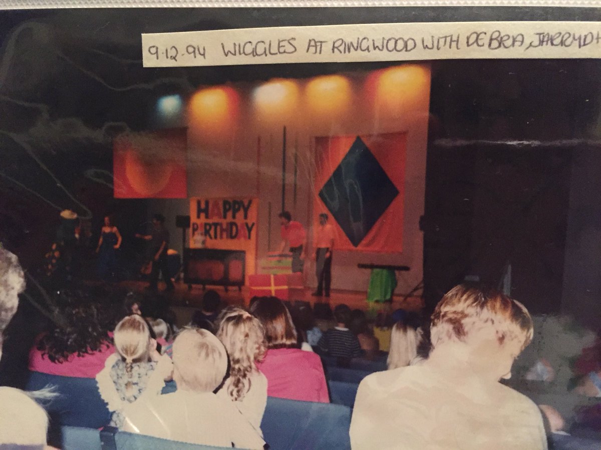 nick_e_louder's tweet photo. Not to go full hipster but I saw the Wiggles before they were big, in the bare arm era. #familyarchive #auscore https://t.co/Yacbndj5Qe