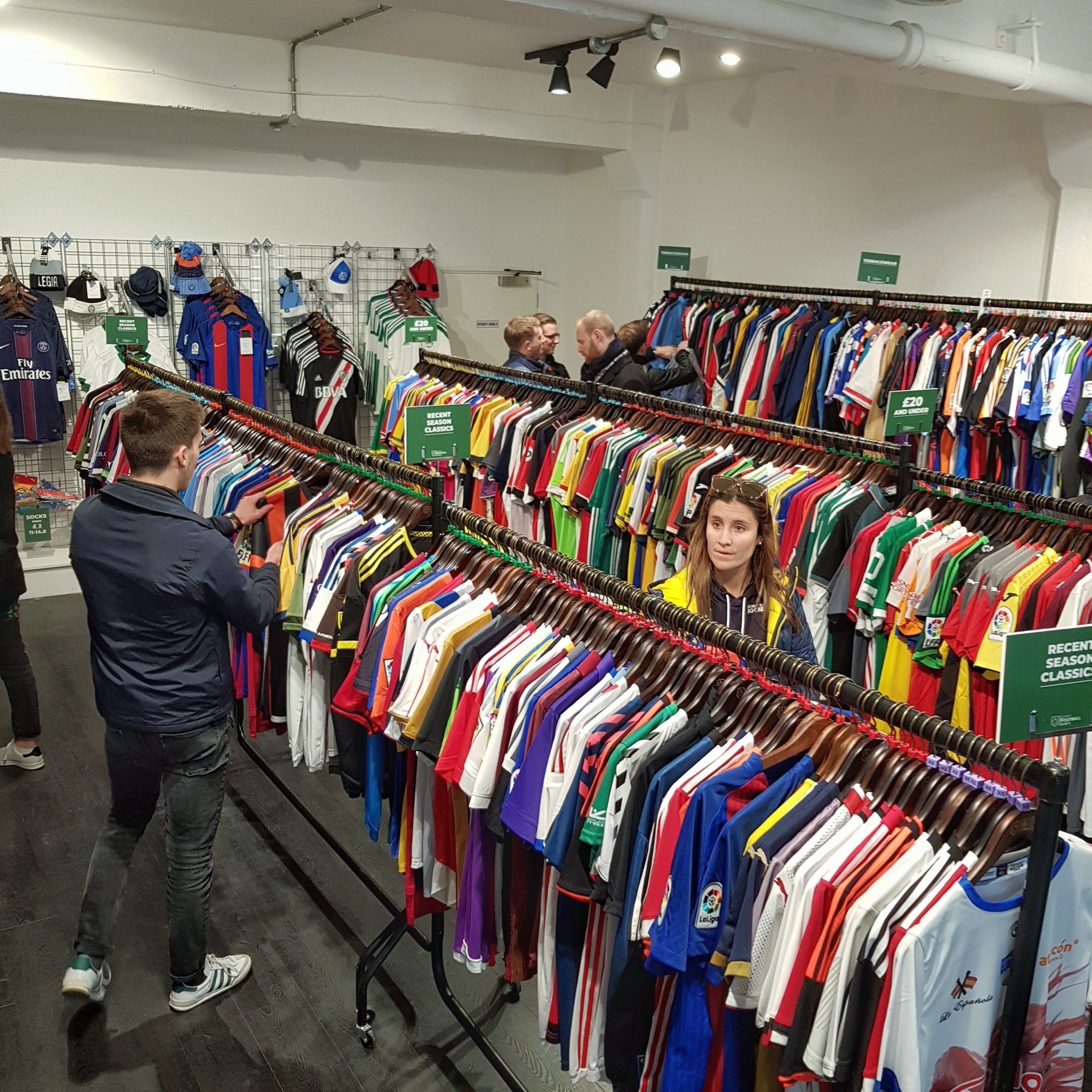 Classic Football Shirts Shop in the Old Truman Brewery off Brick