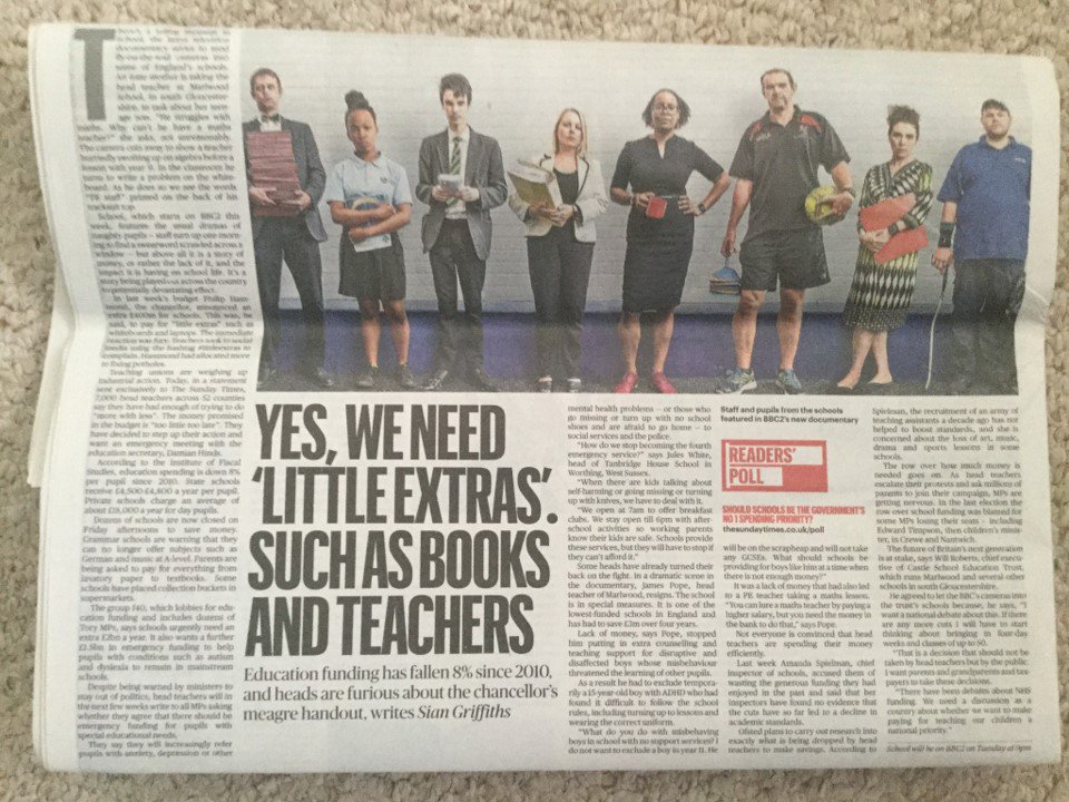 WorthLessFF's tweet image. An important article that underlines how serious our long term school UNDER funding actually is. Will ministers begin to really listen and invest properly  in schools now that The Sunday Times is making clear how serious things are?