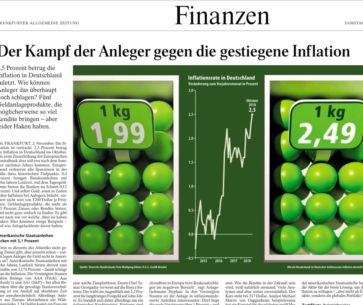 Dertleri büyük... Almanya'da %2.5'a yükselen enflasyon insanları tasarruf ve yatırımlarının enflasyon karşısında erime ihtimali nedeniyle endişelendiriyormuş...