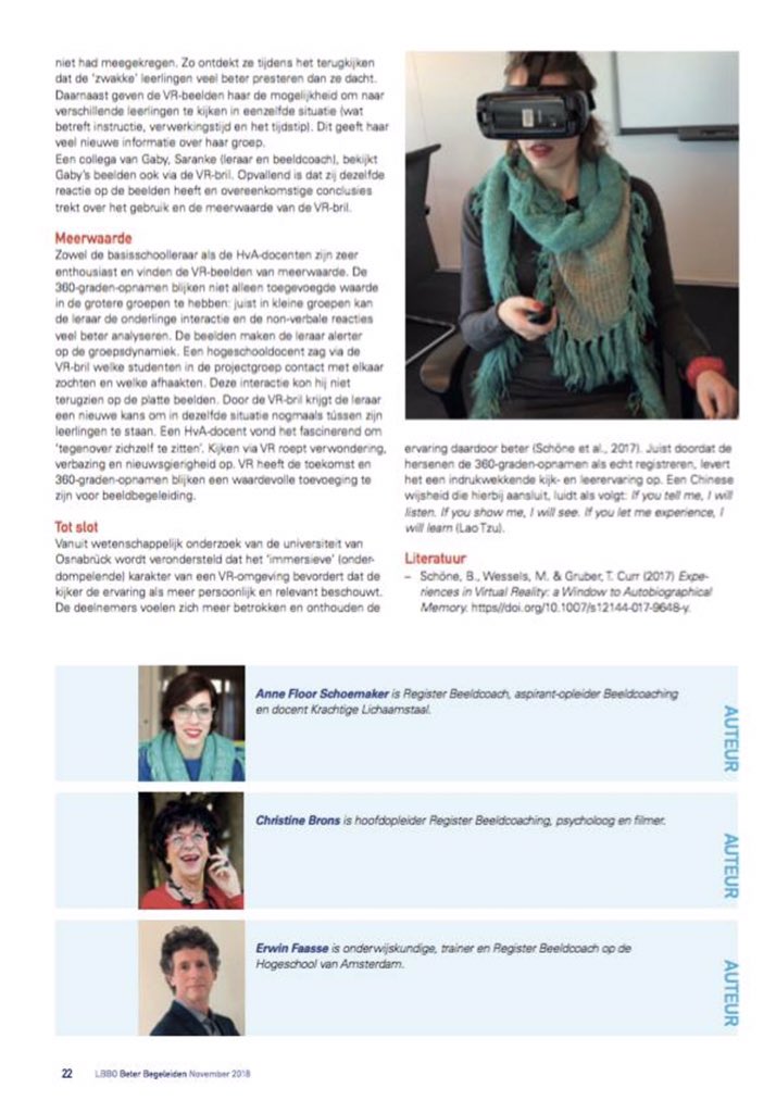 Artikel dat Ik schreef met Annefloor Schoemaker en Edwin Faasse is gepubliceerd in Beter Begeleiden.