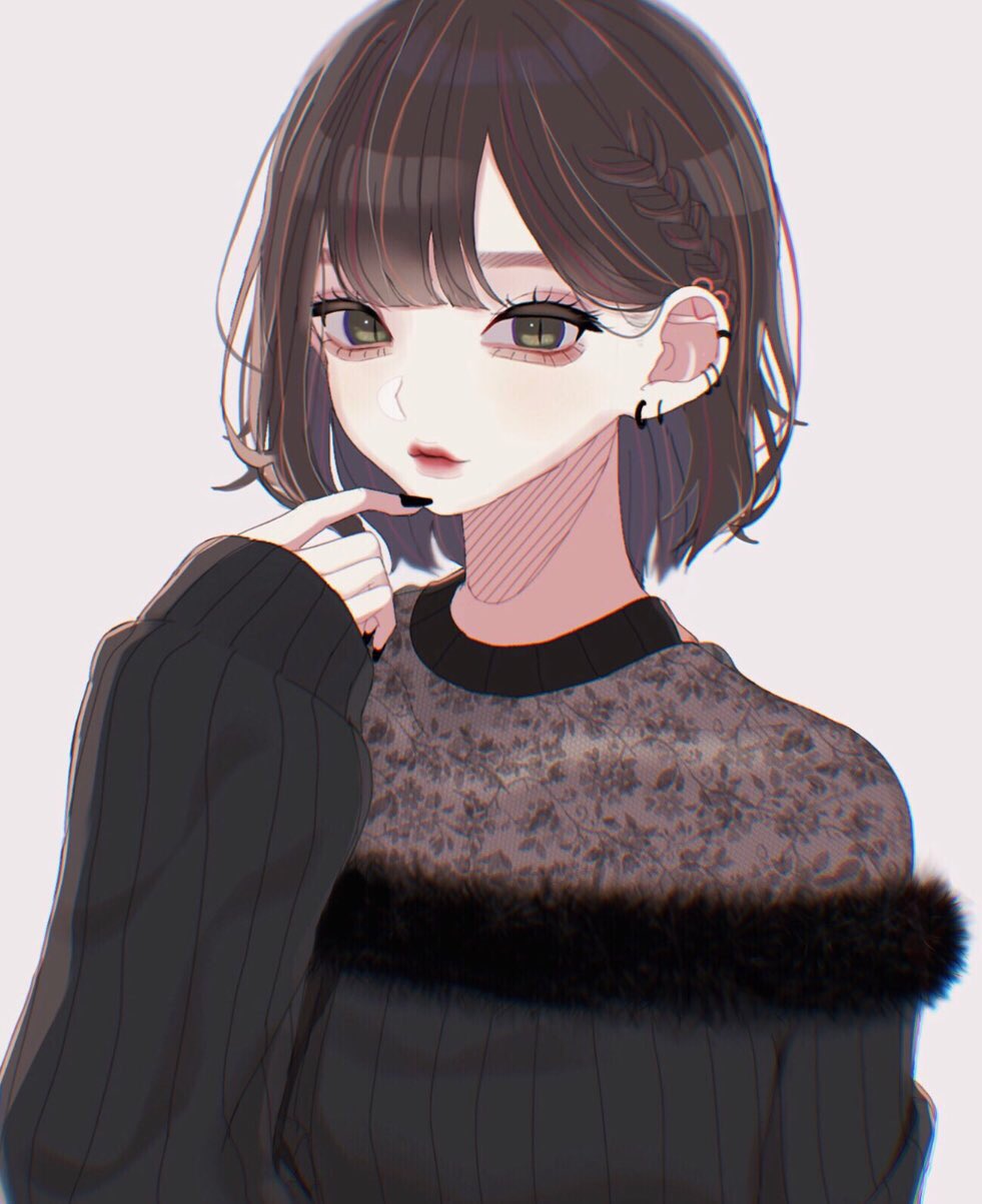 Тянка с черным каре
