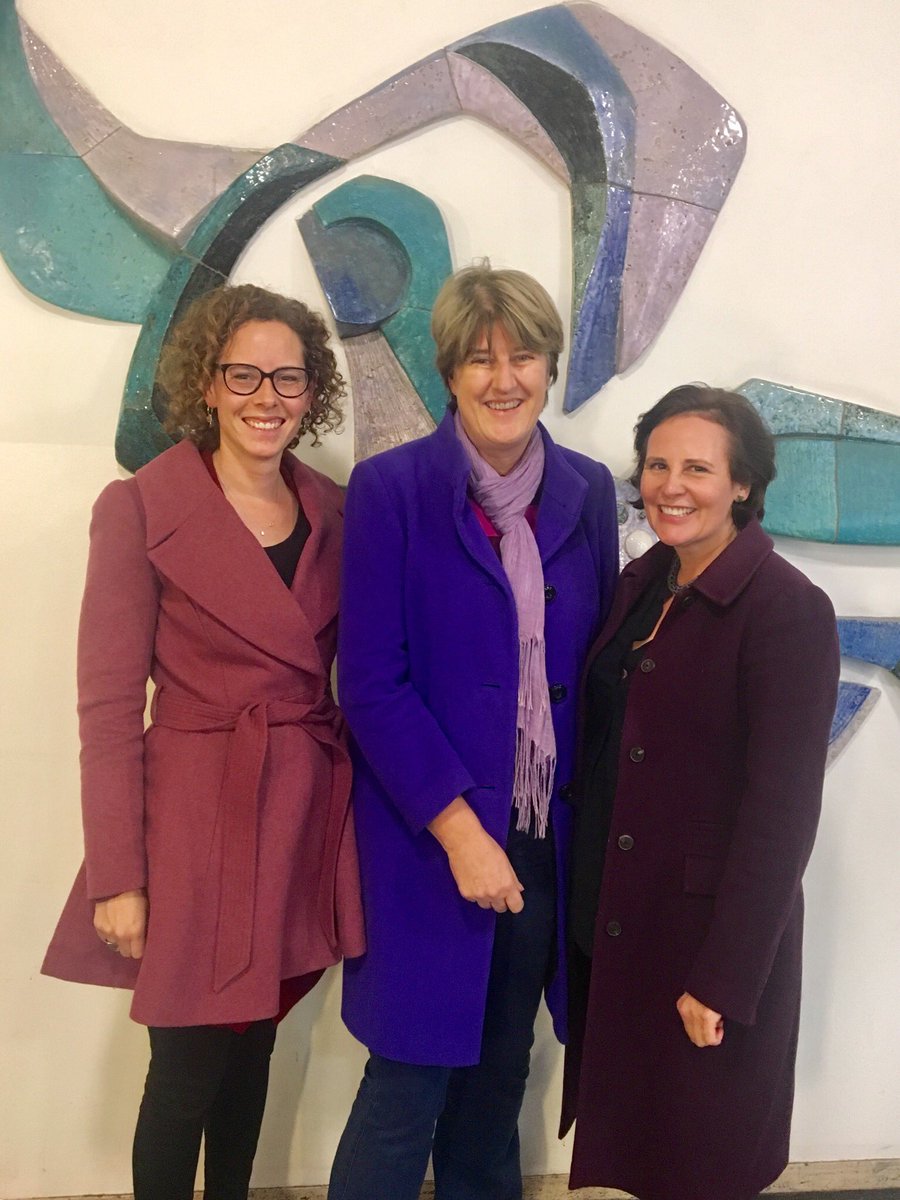 What a great time in Amsterdam catching up with a bunch of amazing CBM researchers, among them these two legends - <a href="/profelainefox/">Elaine Fox</a> and Colette Hirsch #MatchingCoats #TeamFlex