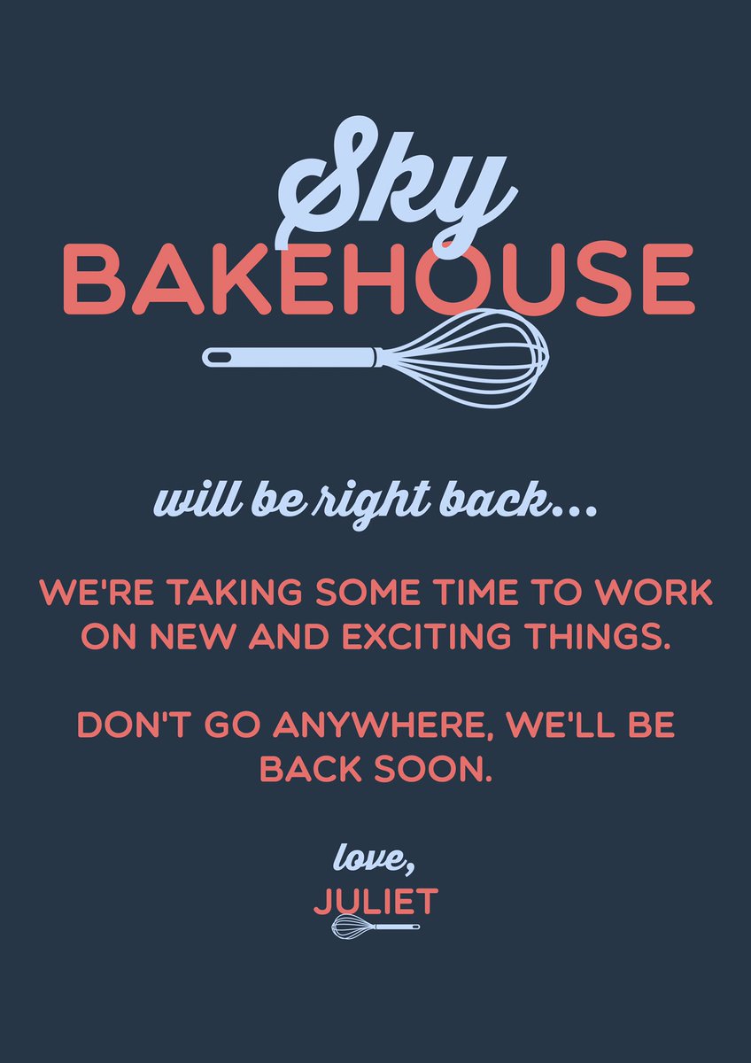 SkyBakehouse's tweet photo. Be right back guys ♥️ https://t.co/MZfl9kYHZd