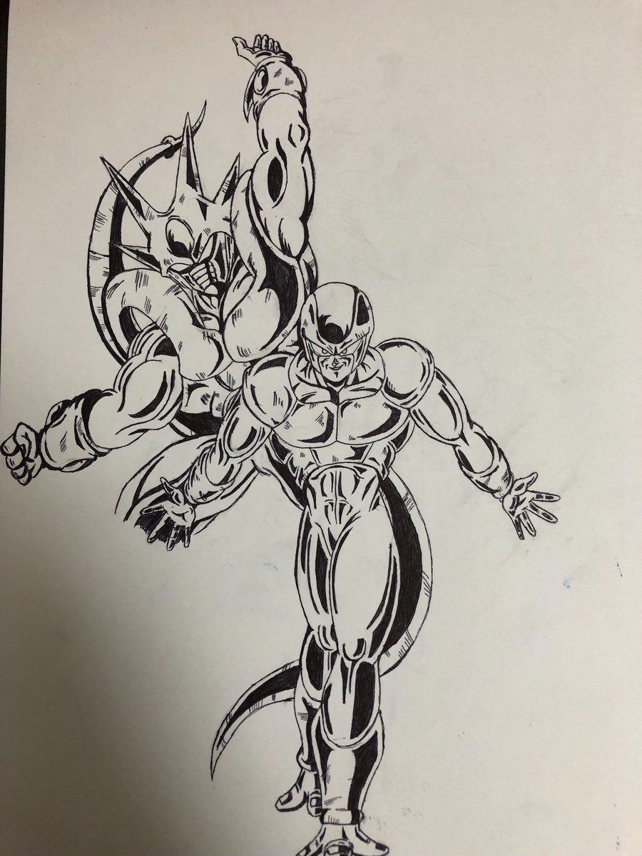 山形ァァァア 最終形態描いた ポーズは気に入ってる 皆々様感想よろしく ドラゴンボール ドラゴンボールz ドラゴンボールイラスト 絵描きさんと繋がりたい クウラ