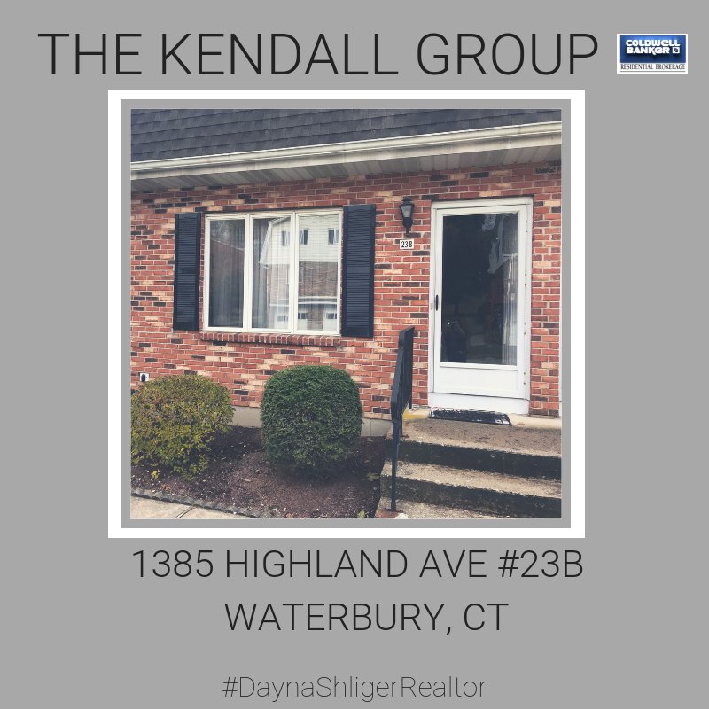 TopRealtorAtKW's tweet photo. OFFER ACCEPTED! Just 1 Day on the Market! 1385 Highland Ave #23B #WaterburyCT listed by our Team Associate, Dayna Shliger! 

#TheKendallGroup #DaynaShligerRealtor #TeamAssociates #Team #RealEstate #Realtors #OfferAccepted #ResultsThatMoveYou https://t.co/QsRfHaOTII