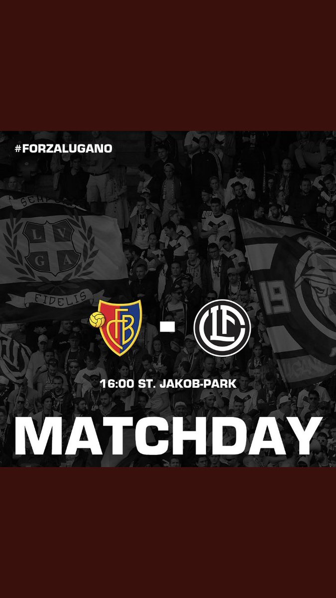 Oggi c’è partita a St. Jakob!! Basilea vs Lugano!! 💪🏻⚽️