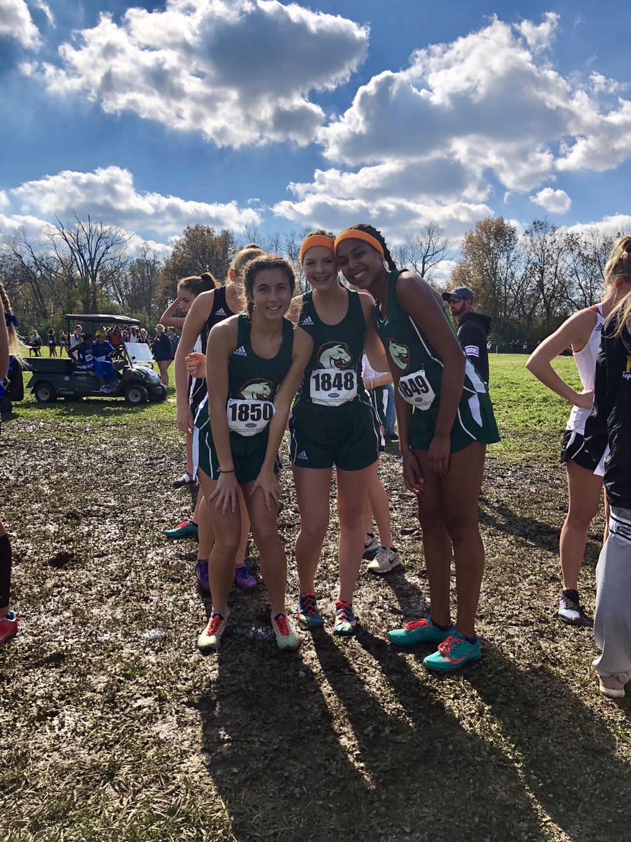 So proud of Gracie, Jillian and Naomi who qualified for state as individuals! Wasn’t the day they wanted, but they all had a great cross country season! 🐎