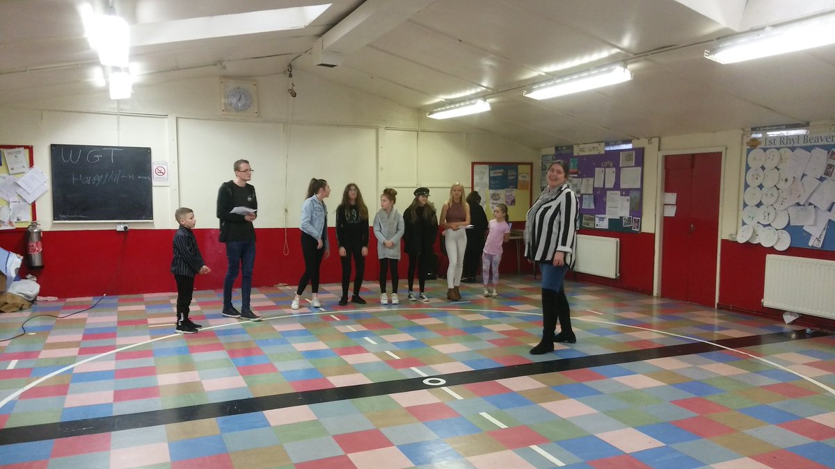 Some of today's contestants rehearsing for the first of the finals. #WalesGotTalent #RhylCUSoon bit.ly/wgtsemifinals