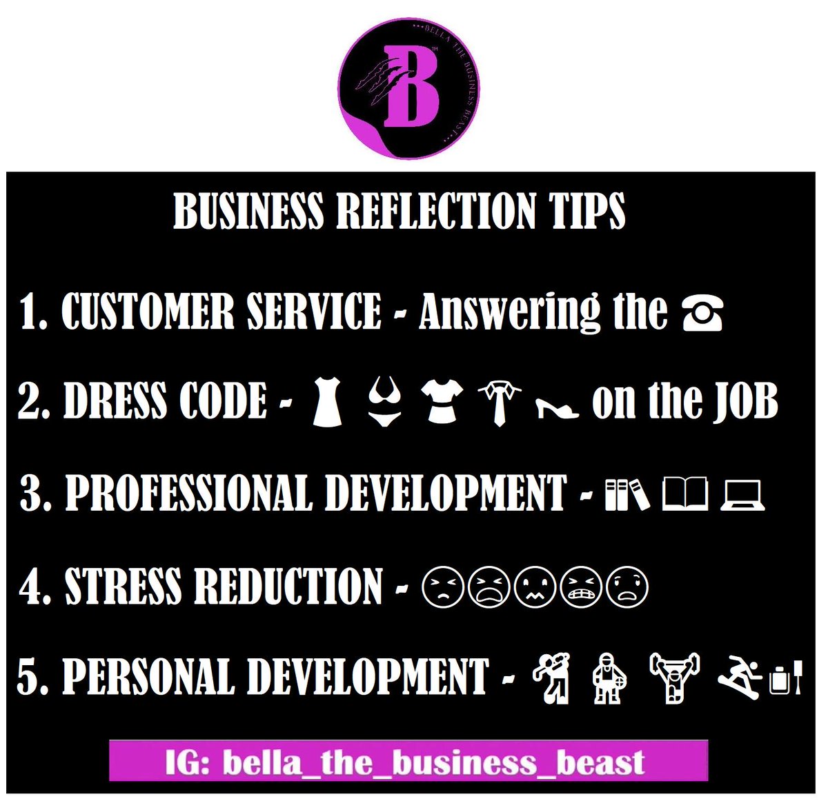 Reeeeeffflleeccctttiiooonnnn..... 

#reflectivepractice #businessreflections #bella_the_business_beast #selfdevelopment #dresscode #customerservice #antistress #coaching #management #selfreview #selfassessment #Hello #howcanwehelpyou #mirror #Tip #tips101 #professionaldevelopment