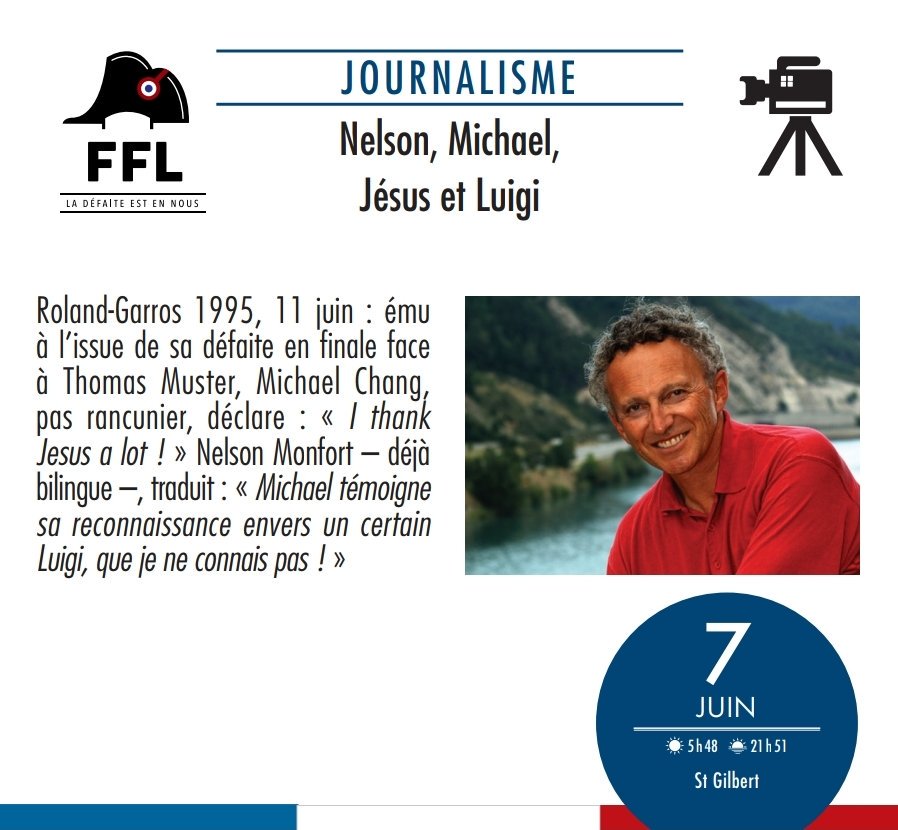 FFLose's tweet image. 🎁 CONCOURS - Une Lose par Jour 🗓

On vous offre notre éphéméride de la Lose pour bien vous préparer à 2019 et faire de vous un(e) incollable de la Lose made in 🇫🇷.

🔁 Un RT pour participer
🎰 Tirage au sort lundi soir à 21h ! 
#Concours