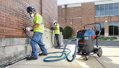 BoschToolsNA's tweet photo. #MakeDustHistory with the Bosch GAS20-17AH Wet/Dry Dust Extractor. This industrial-grade powerhouse boasts 17-gallon capacity, &amp; auto filter cleaning with HEPA filter to help users meet OSHA silica dust regulation compliance. https://t.co/Xymgb8UwyO via @HeavyEquipGuide https://t.co/kIsFiUWQdH
