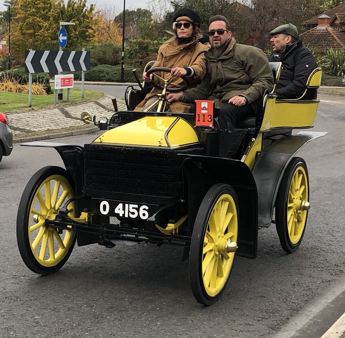 @YLBofficialsite Deep in concentration driving #VeteranCarRun