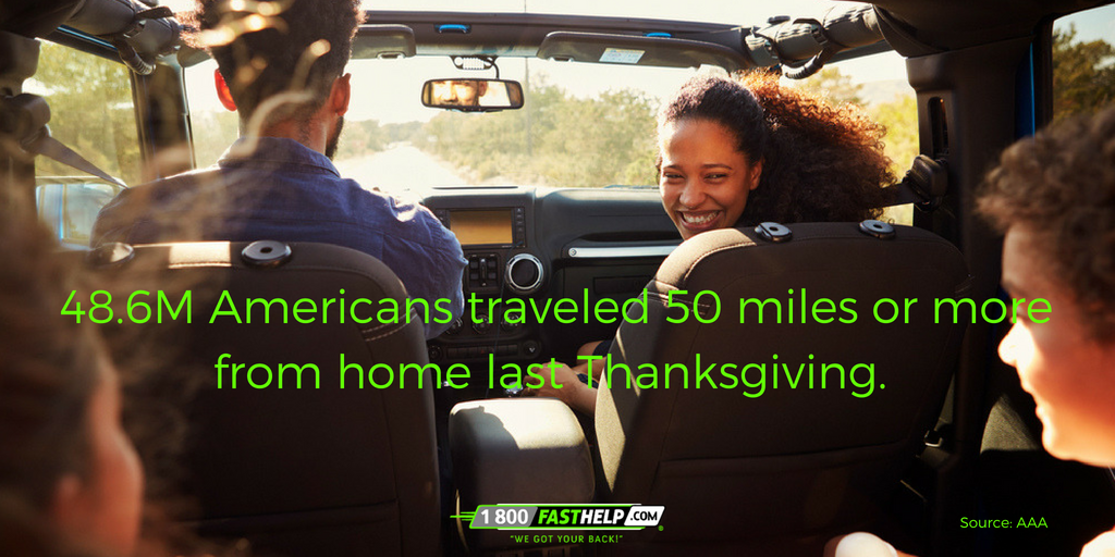 FastHelp_ATL's tweet image. The #holidays are upon us, so the roads will be busier than any other time of year! This month, we'll be sharing tips and statistics to keep you safe on the #roads. Here's our first stat! #roadsafety #roadtrip