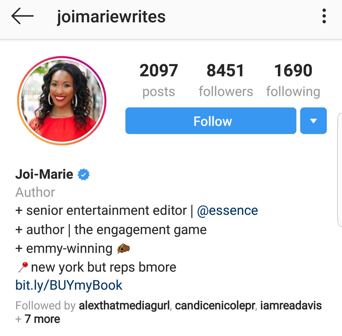 Joi MarieIG: joimariewritesJournalistSenior Entertainment editor at EssenceAuthor