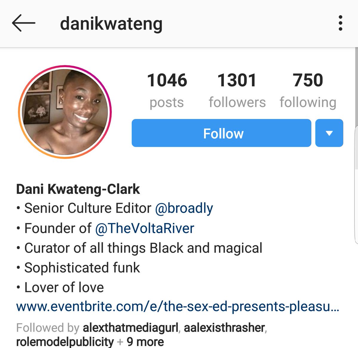 Dani Kwateng- ClarkIG: danikwatengJournalistSenior Culture EditorFounder of TheVoltaRiver