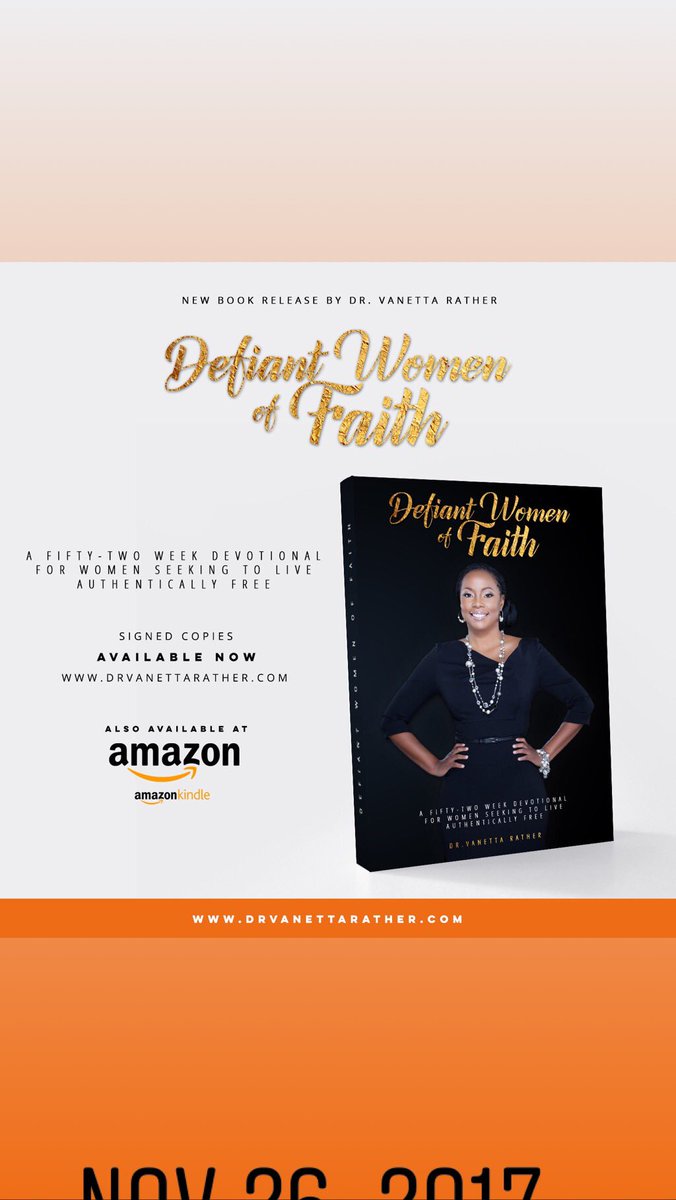 Received this note from Mount Olive Baptist Church in Centerville, VA! 
My book #DefiantWomenofFaith is a true blessing! It has blessed, empowered, and encouraged so many women!

Have you gotten your copy yet?

It’s available at drvanettarather.com and on Amazon and Kindle!