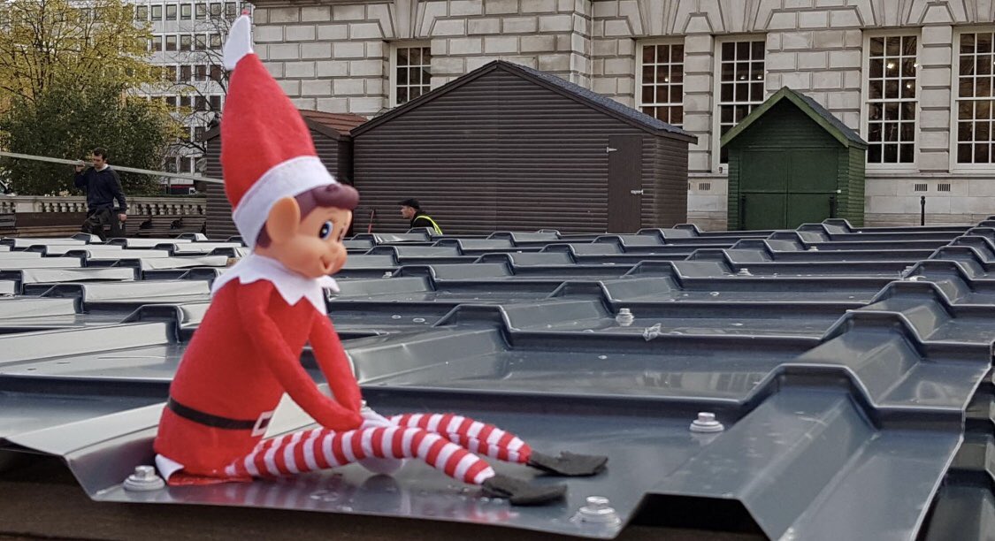 It's here it's here it's here - Belfie is sooooo excited to see the Belfast Christmas Market being built! Not long to go now.... Look out for more of Belfie the Belfast Elf. #BelfastCM18 #ElfontheShelf #Christmas