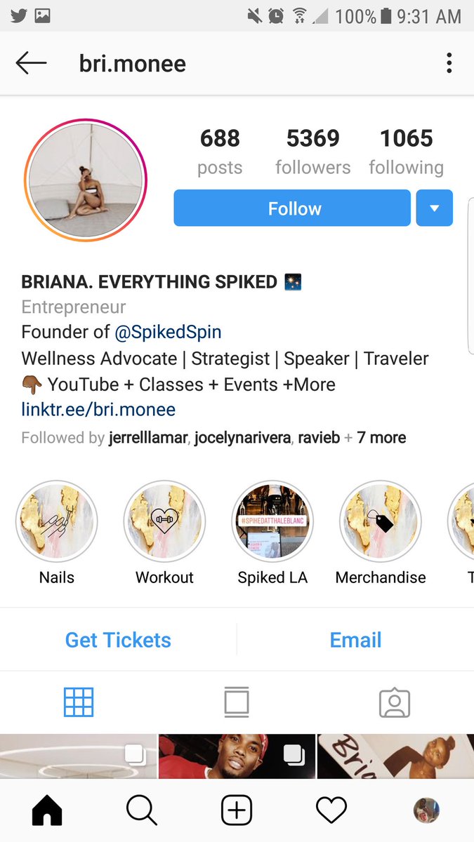 Briana OwensIG: bri.moneeEntrepreneurFounder of SpikedSpinWellness AdvocateStrategist