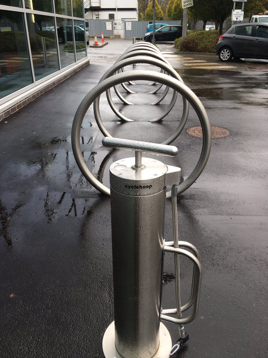 MonBridge's tweet image. Fab new bike racks and pump @LearnWithMCS! Lack of provision was putting students off cycling @MonmouthshireCC @MonChamber @TransitionMonm1