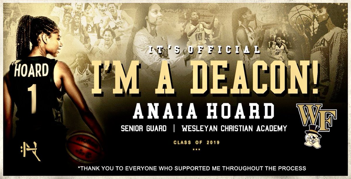 NaiaHoard's tweet photo. It’s official 🎩 Go deacs! https://t.co/fHsnsTtbRT