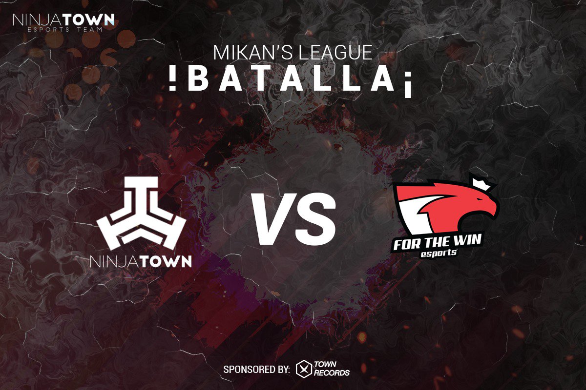 En poco mas de una horas nos enfrentamos a un gran <a href="/ftwesports/">FTW | For The Win Esports</a> para sumar 3 😎puntos en la tabla de posiciones de la @LeagueMikan 
!Necesitamos todo su apoyo! #GoNinjas 

Mucha suerte a <a href="/ftwesports/">FTW | For The Win Esports</a> 😊