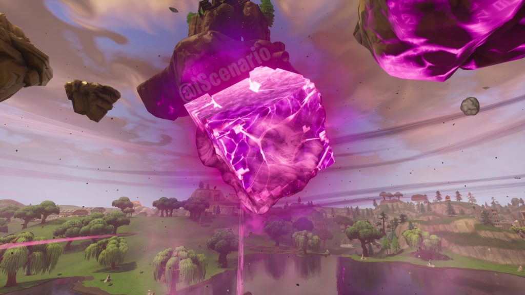 the fortnite event live https fortniteintel com 2018 11 04 fortnite cube event live had an incredible amount of viewers pic twitter com oyhqgbj5ma - fortnite cube transparent