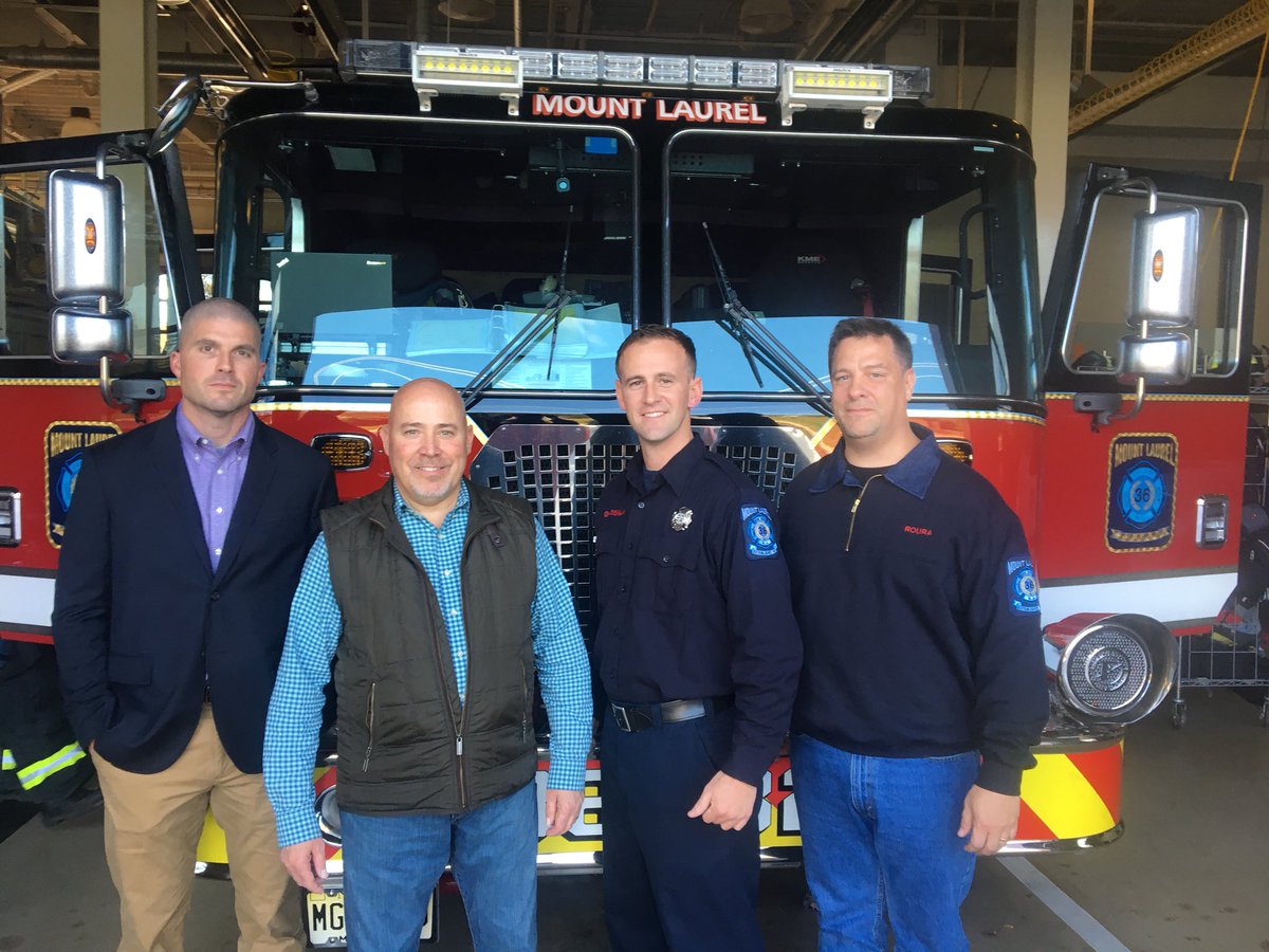 Great meeting with the Mount Laurel Fire Department to discuss issues facing firefighters. I’ve been a consistent supporter of SAFER grants and worked to ensure that there were no changes to the World Trade Center Health Program. Thanks to all first responders for their service.