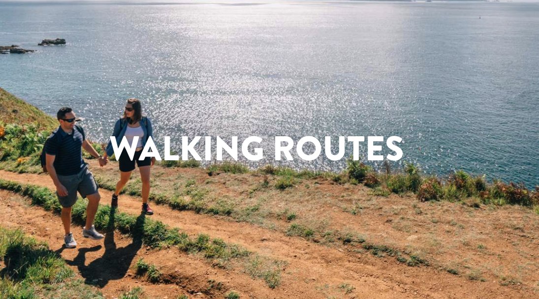 VisitGuernsey's tweet photo. Guernsey is the perfect place for a walking holidays - unspolit Cliff Paths with amazing views, quiet country lanes and the smaller Islands of Herm, Sark &amp; Alderney.   Use our helpful Walking Routes for inspiration! https://t.co/hTjRUSknUN #GreatThings https://t.co/IduLixLHls