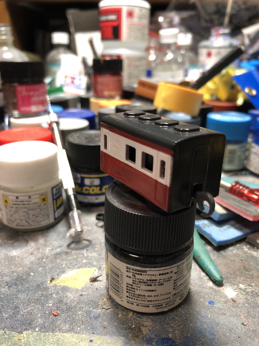 なんちゃって緩急車タイプレッドです