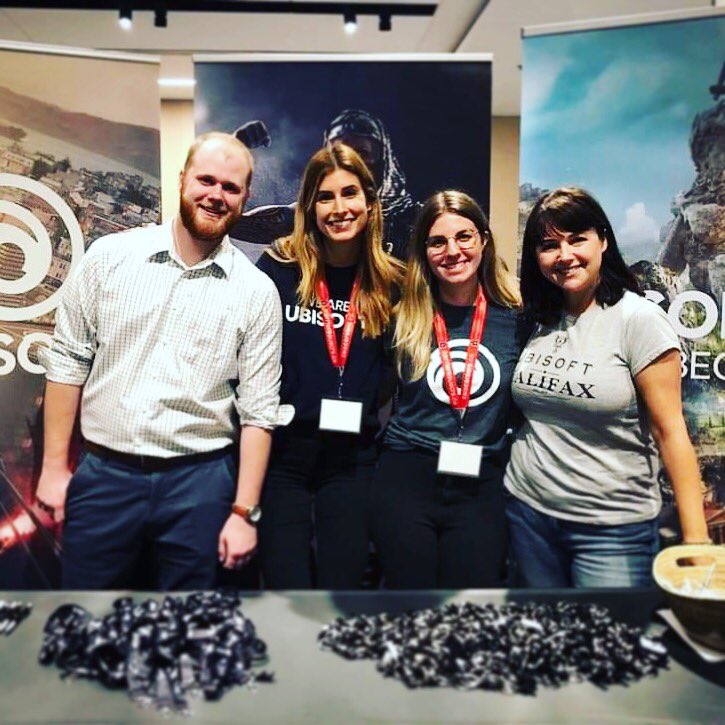 Super fin de semaine avec nos collègues d’<a href="/UbisoftHalifax/">Ubisoft Halifax</a> et <a href="/UbisoftMTL/">Ubisoft Montréal</a> à Halifax pour le <a href="/cancwic/">CAN-CWiC</a> 🙌🏻 #cancwic2018 #halifax #womenintech