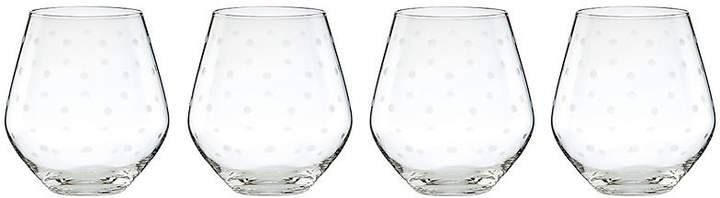 TaraNoland's tweet image. Beautifully crafted of non-lead crystal and etched with a polka dot motif, these #stemless #wineglasses from Kate Spade New York are perfect for dining and #entertaining in style. #affiliate #glassware #holidays #Thanksgiving #Christmas shopstyle.it/l/Uk7V