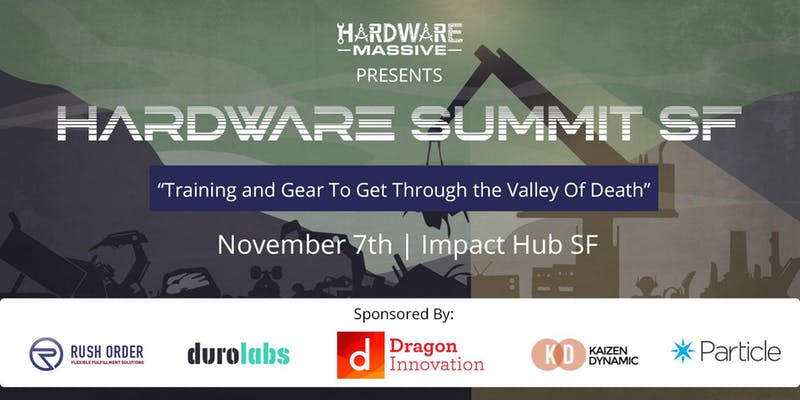 particle's tweet photo. We're excited to be sponsoring @hardwaremassive's #HardwareSummit! Come say hello to Particle team members on Wednesday, November 7th, at @ImpactHubSF: https://t.co/UPogg5P2pI https://t.co/C8uBchvOT8